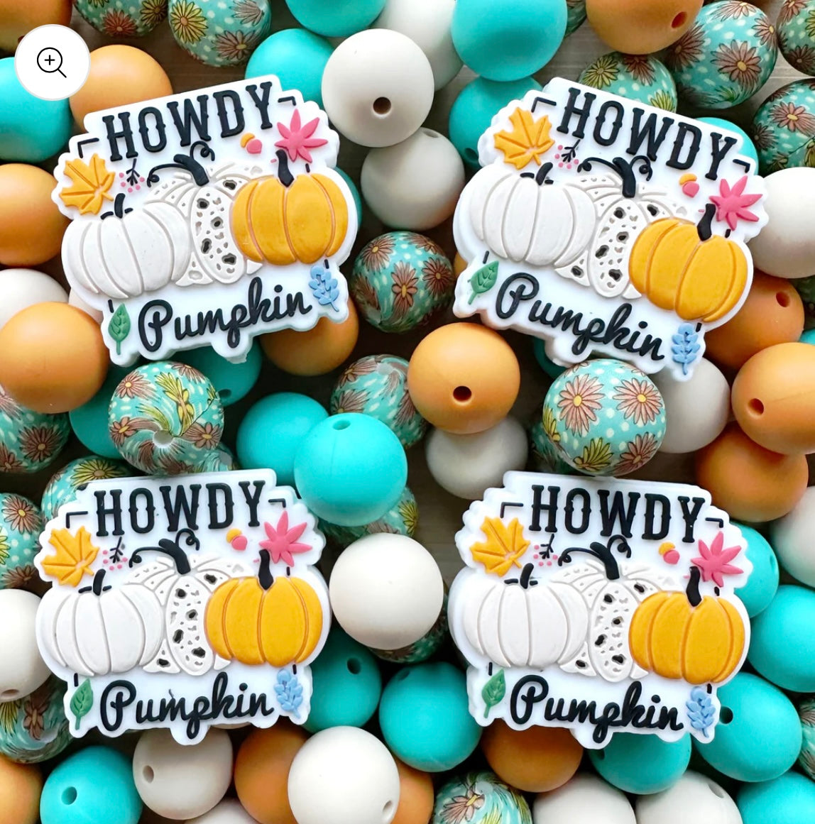 Howdy Pumpkin Lanyard