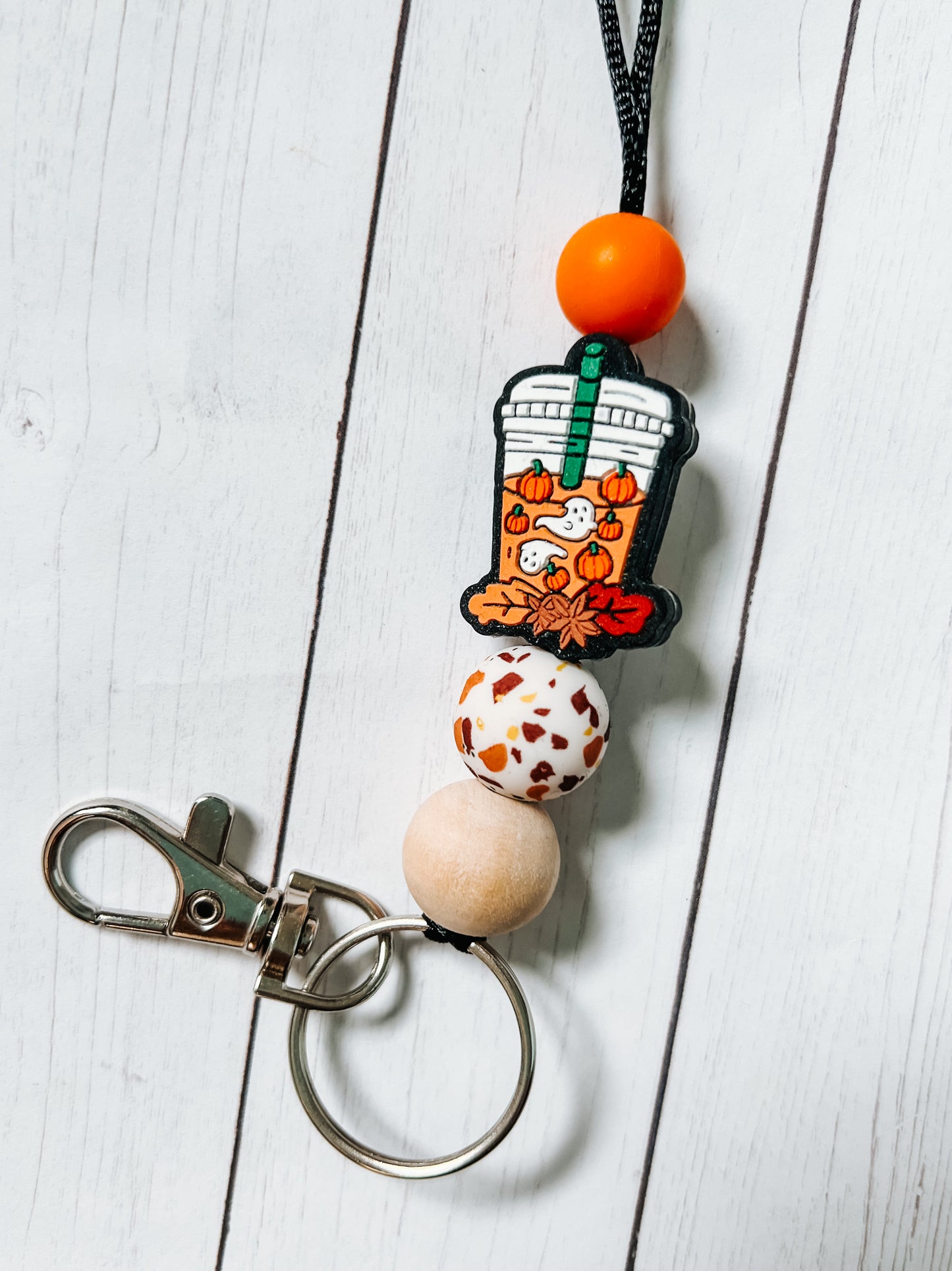 Ghost coffee lanyard