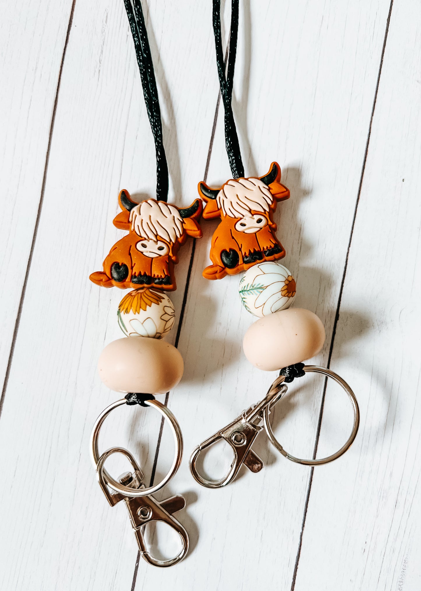 Highland Cow Lanyard