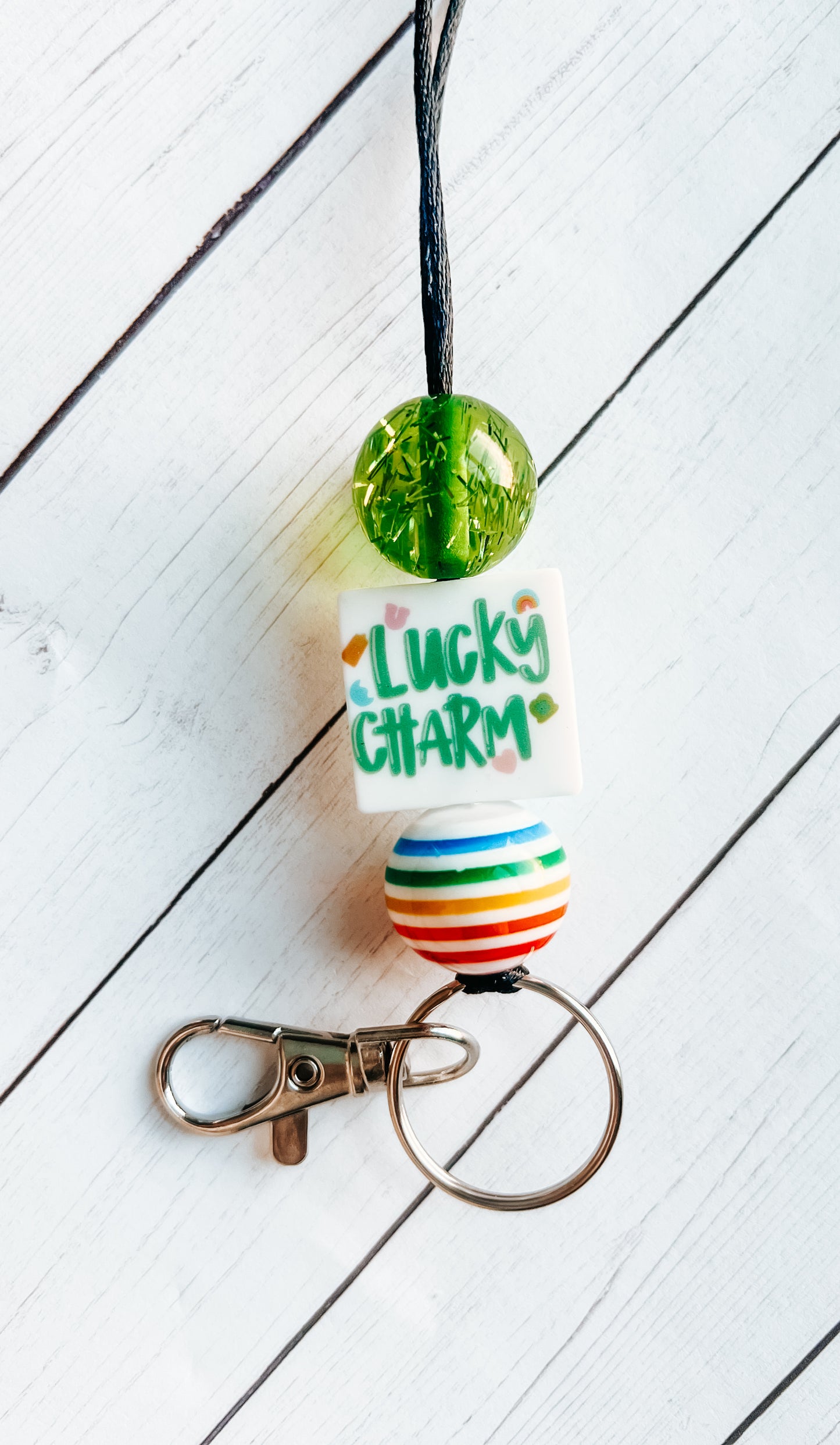 Lucky charm lanyard