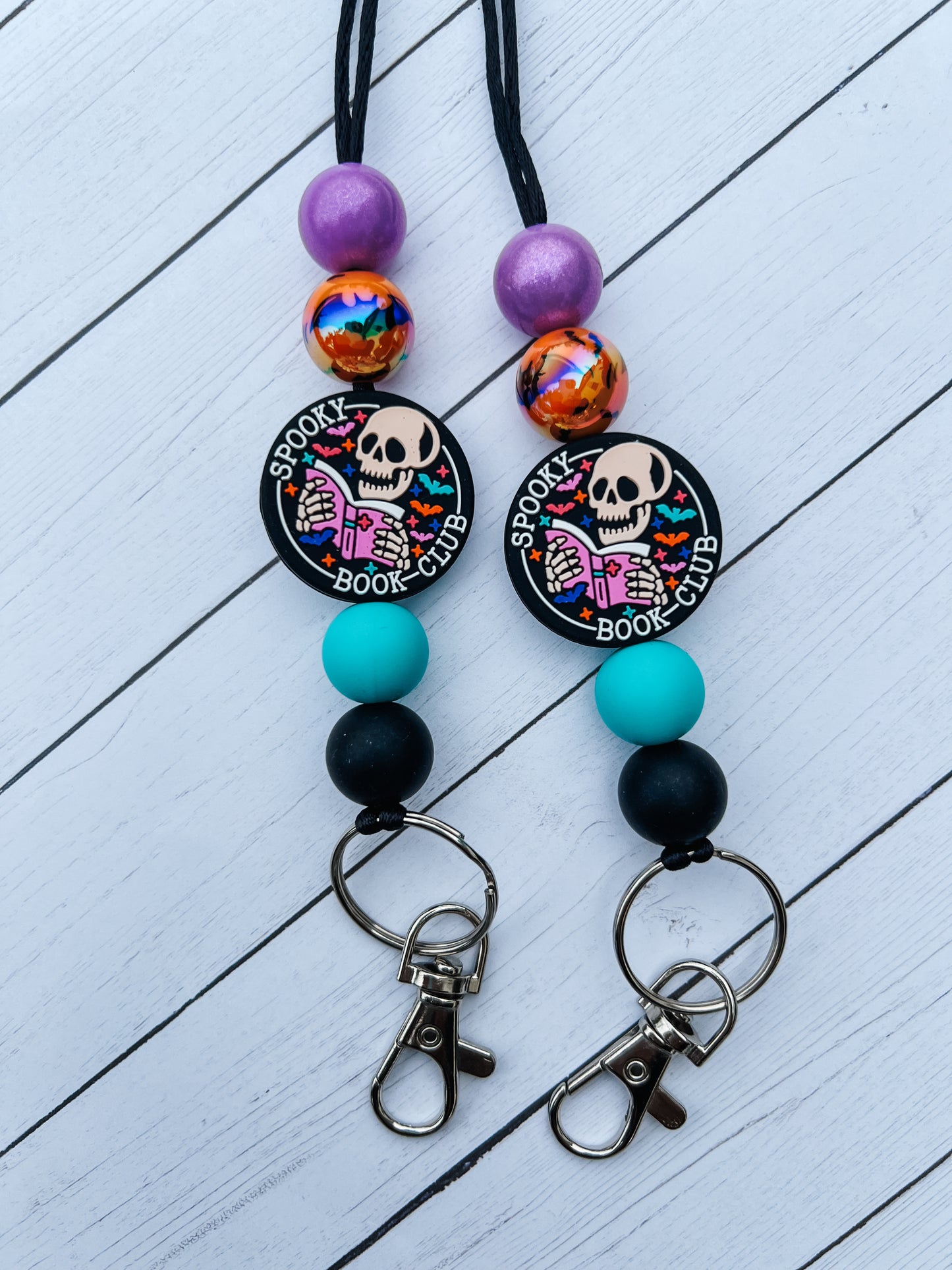 Spooky Book Club Lanyard