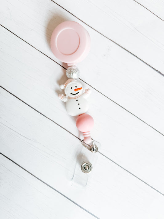 Sweet Snowman Badge Reel