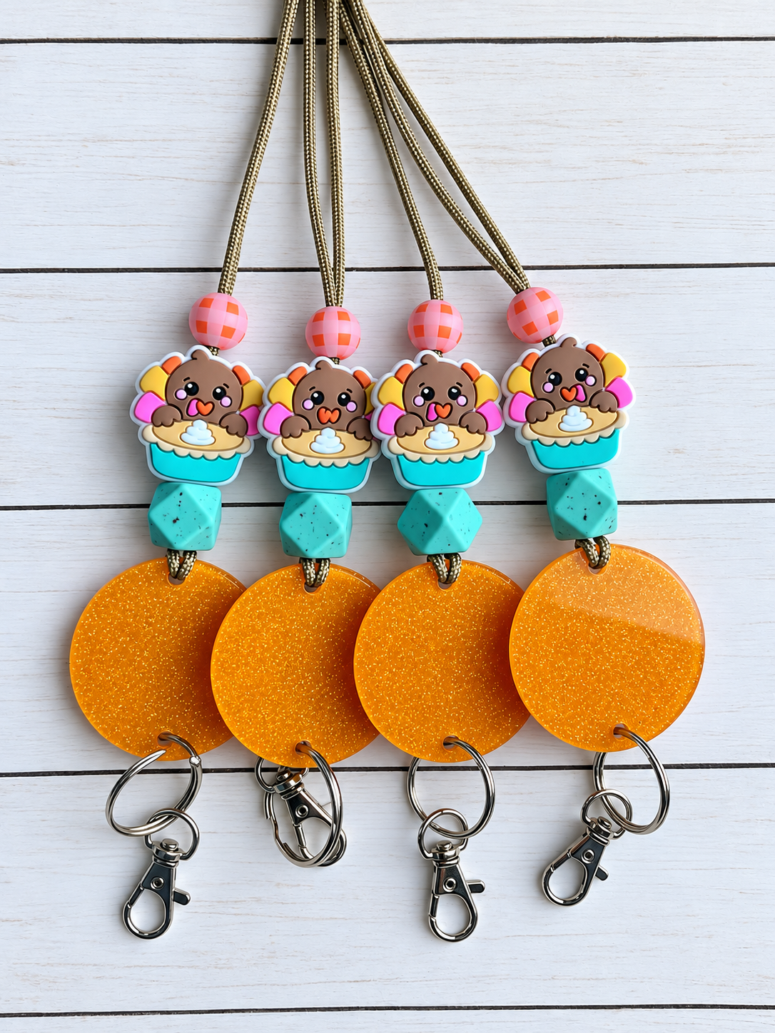 Happy Turkey Lanyard